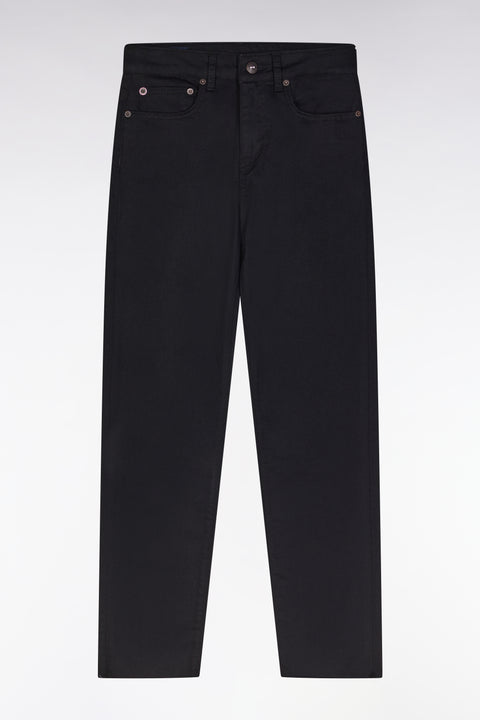 Jean 5 poches en denim stretch noir coupe slim - Image 2