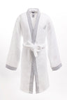 White cotton terry bathrobe - A SHOOTER