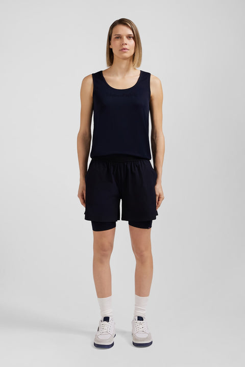 Short de sport bleu marine - Image 2