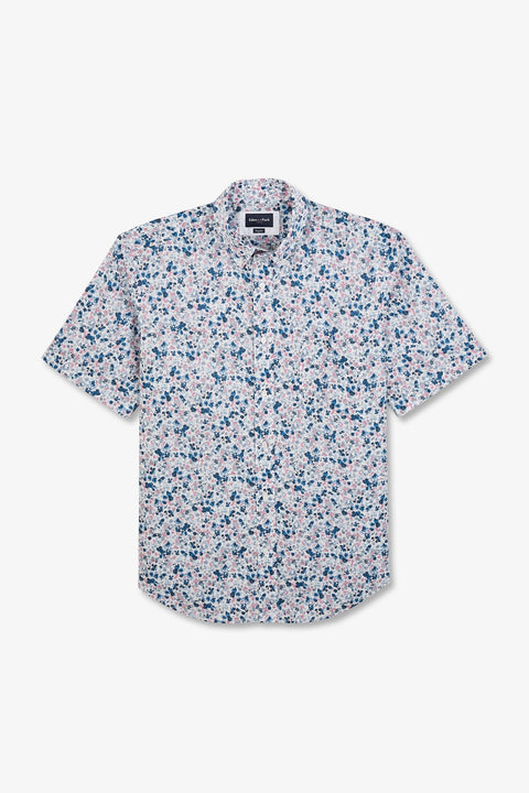 White blouse with flower print - Image 2