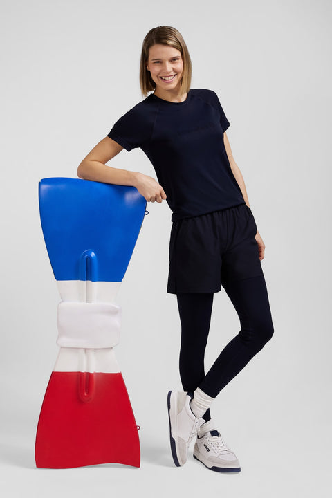 Jogging de sport stretch bleu marine - Image 1