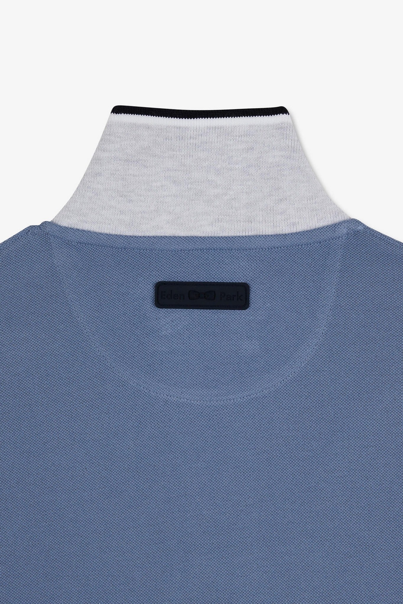 Polo bleu clair manches courtes uni