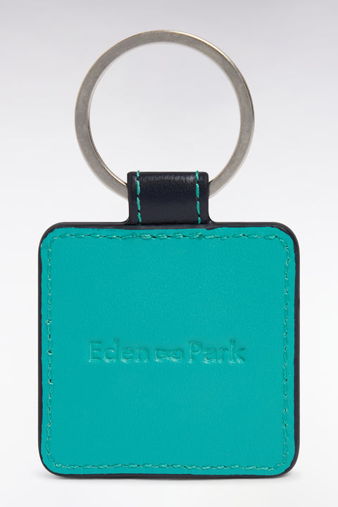 Porte-clefs en cuir vert - Image 2