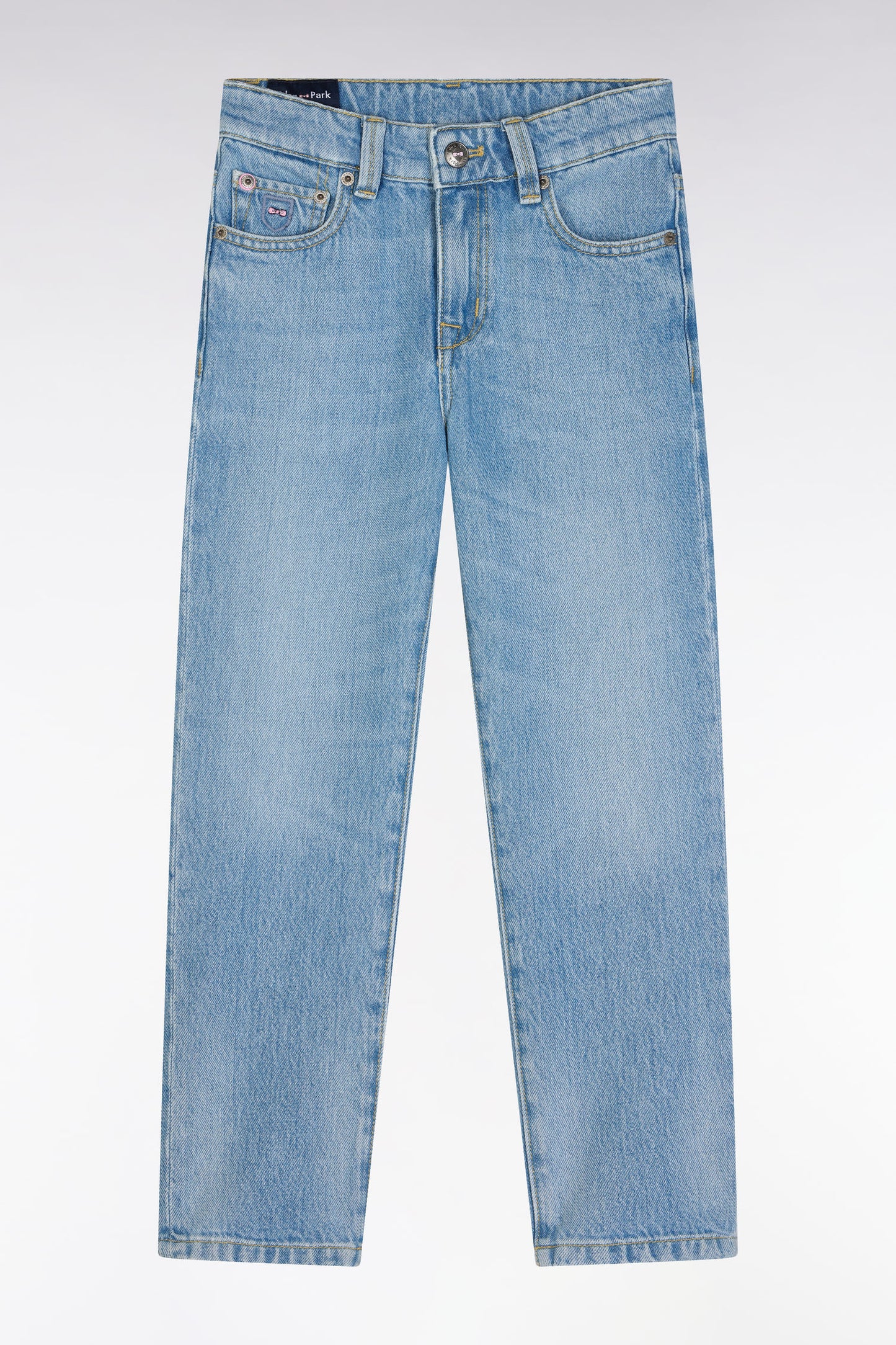 5-pocket jeans in light denim straight fit