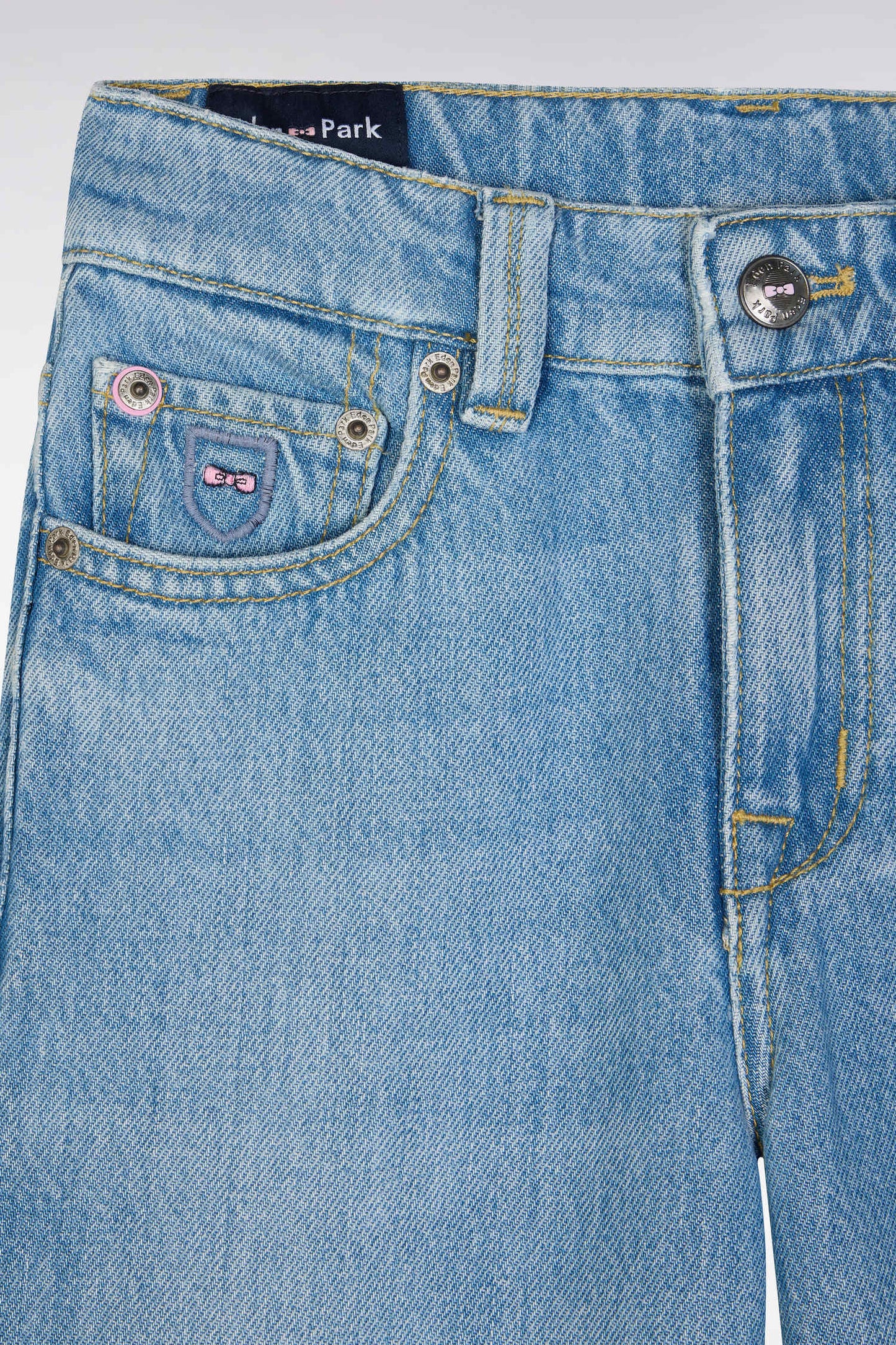 5-pocket jeans in light denim straight fit