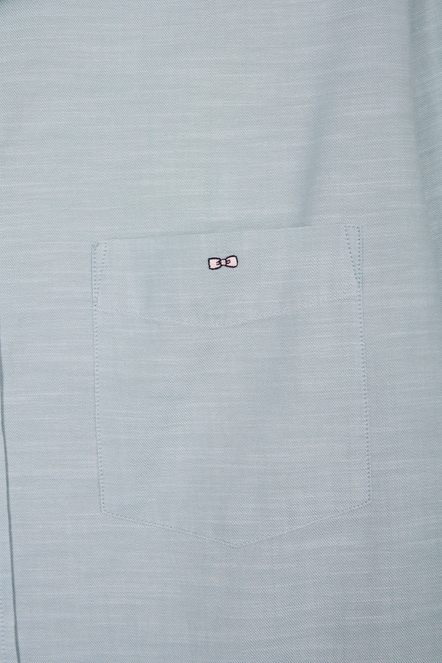 Dark grey cotton shirt with patch pocket