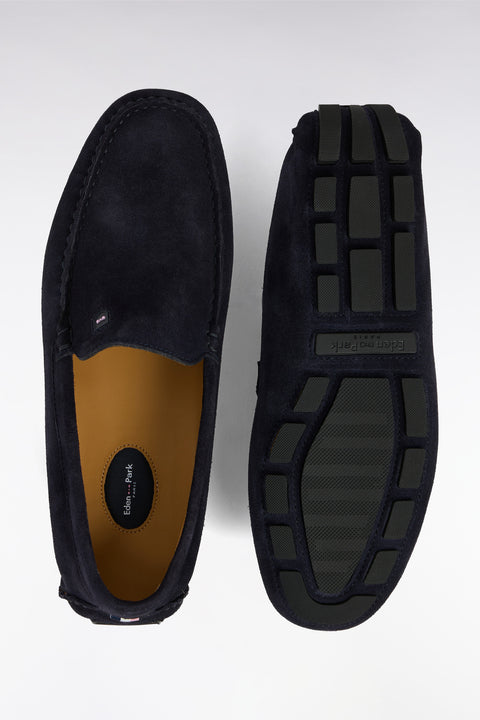 Mocassins en cuir suédé marine - Image 3