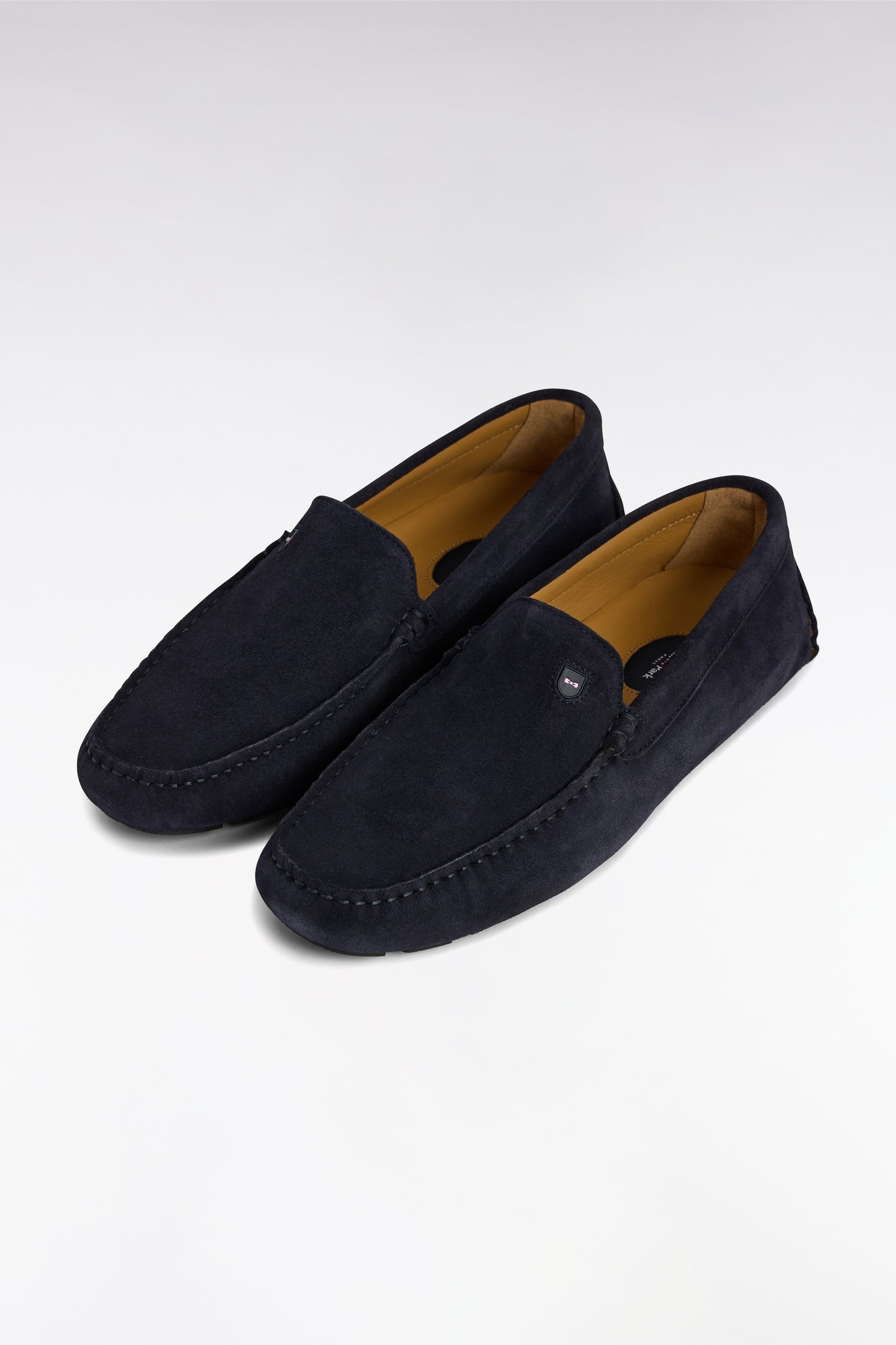 Mocassins en cuir suédé marine