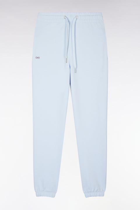 Jogging en molleton coton ciel coupe droite - Image 2
