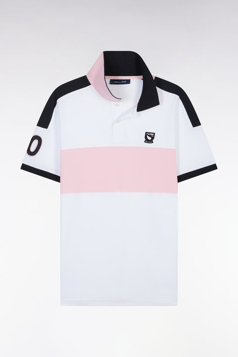 Polo à manches courtes New Zealand en coton blanc coupe décontractée - Image 2