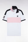 Relaxed-fit New Zealand short-sleeved polo shirt in white cotton