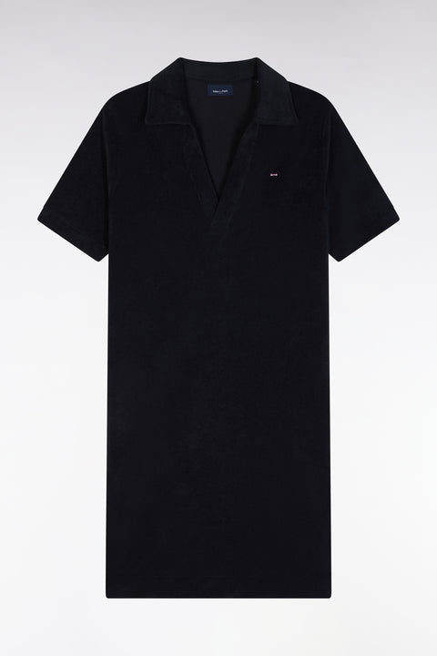 Robe maillot bleu marine coupe décontractée - Image 2