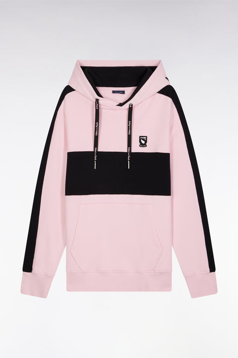 Sweatshirt à capuche New Zealand en coton rose coupe décontractée - Image 2