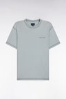 Relaxed-fit grey overdyed cotton T-shirt