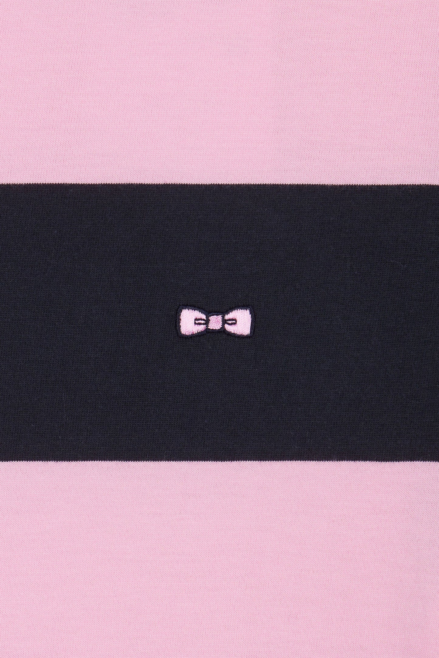 Straight-fit striped navy and pink Pima cotton T-shirt