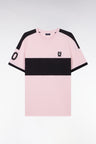 T-shirt Nouvelle Zélande en coton rose coupe décontractée