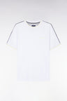 White cotton T-shirt, relaxed fit