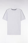 Grey cotton T-shirt, relaxed fit