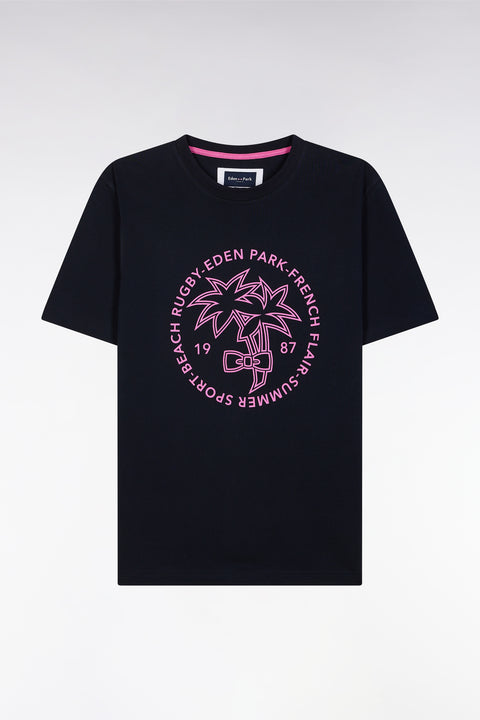 T-shirt in marine serigraphy palmiers casual cut - Image 2