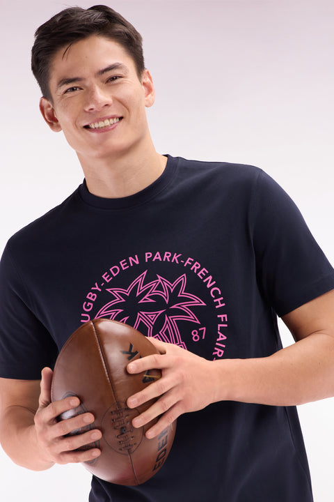 T-shirt in marine serigraphy palmiers casual cut - Image 3