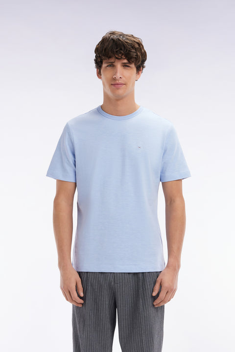 Cotton jersey t-shirt Slub Sky Straight - Image 1