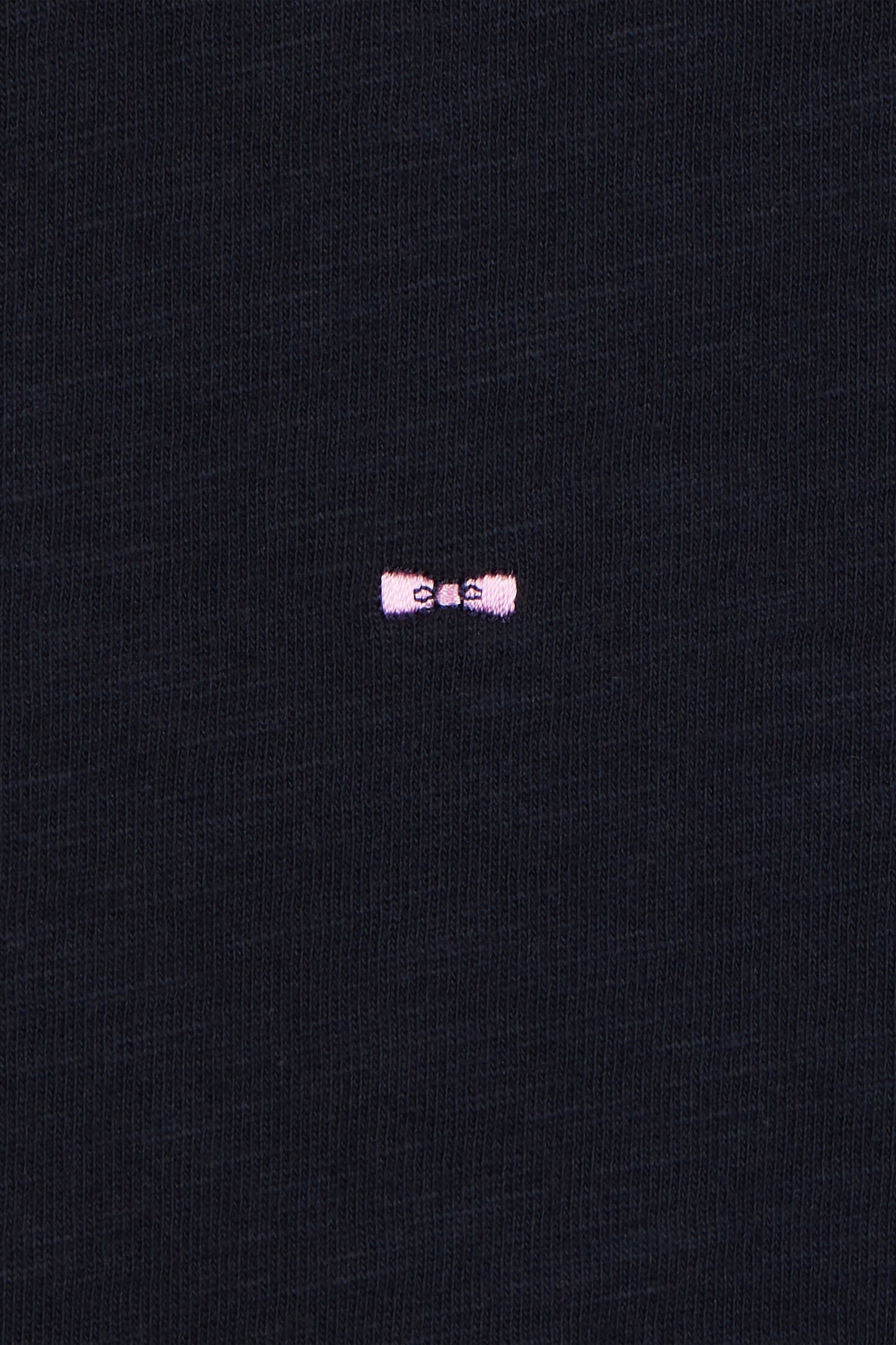 Cotton jersey t-shirt Slub Marine straight cut