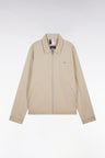 Blouson zippé beige
