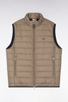Sleeveless sand down jacket