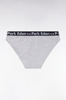 Grey stretch cotton panties
