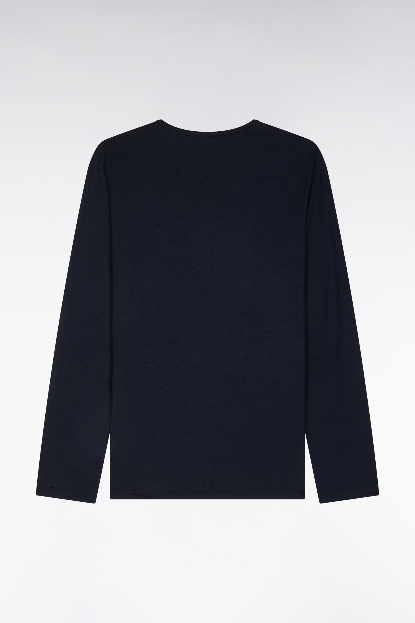 Pyjama long en coton et modal marine logo Eden Park