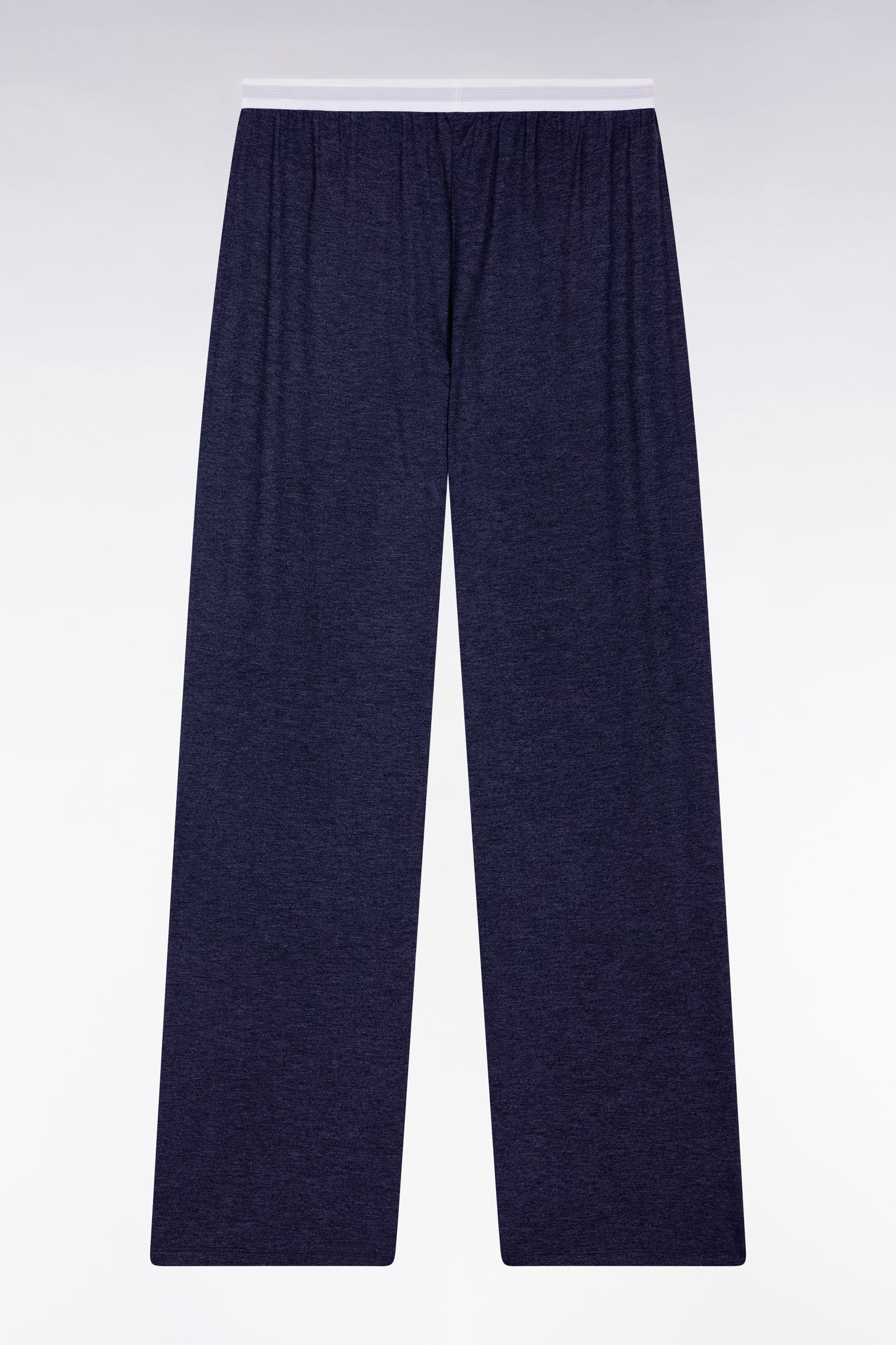 Pyjama long en coton et modal marine logo Eden Park