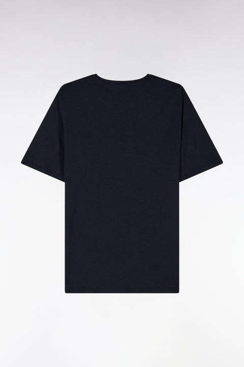 Pyjama court en coton et modal marine logo Eden Park - Image 2