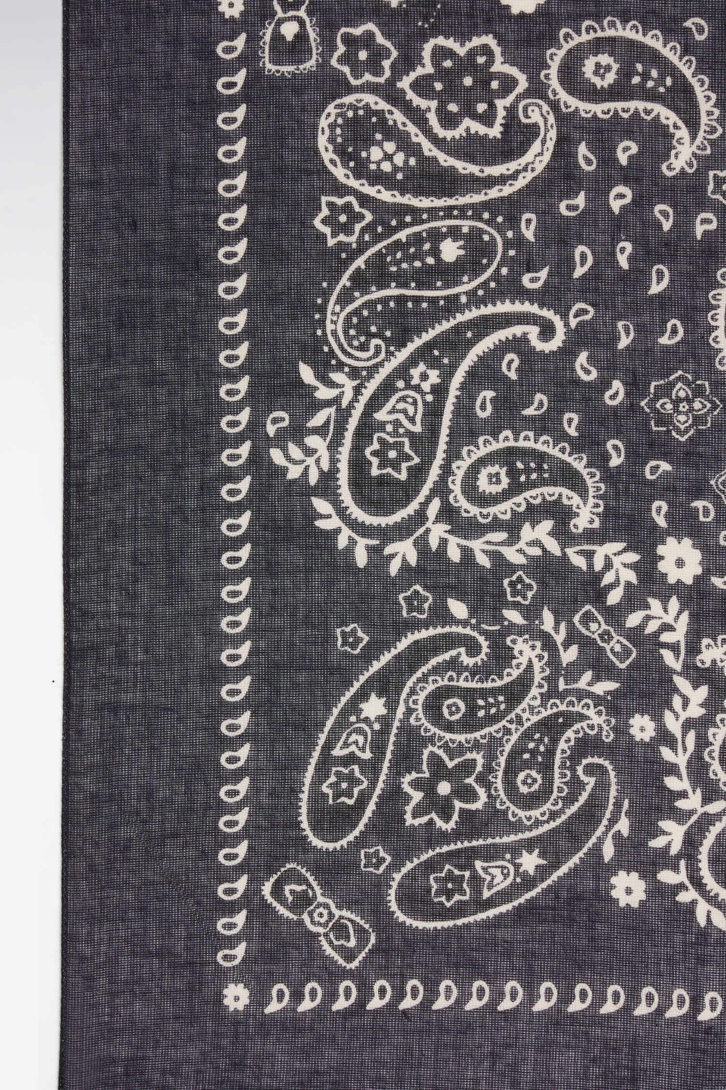 Foulard en coton marine