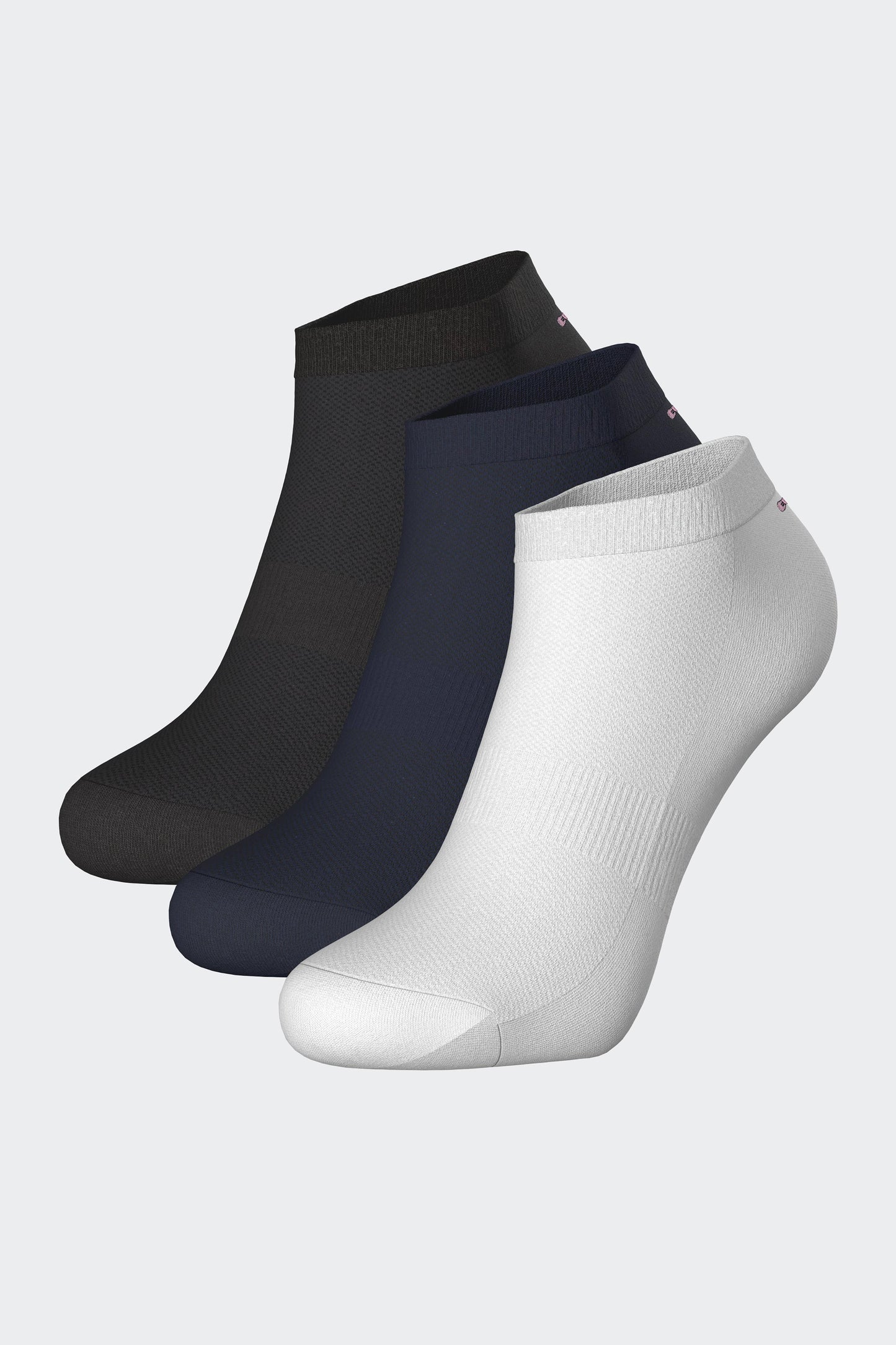 Pack of three pairs of cotton-blend socks