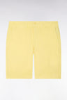 Bermuda chino en gabardine stretch jaune