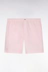 Short en popeline de coton rose