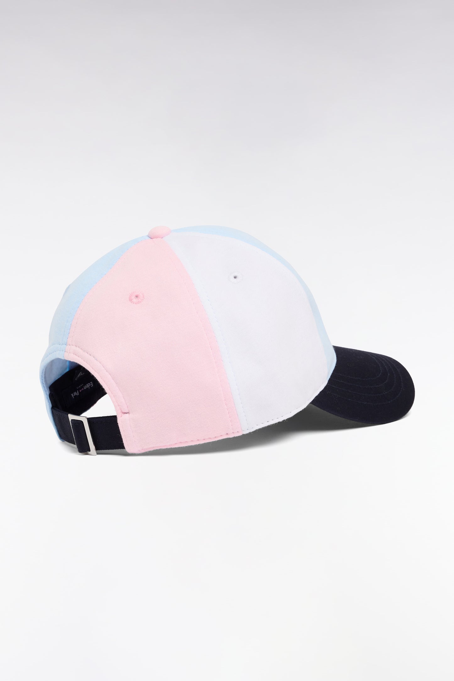 Casquette en coton colorblock badge rugby