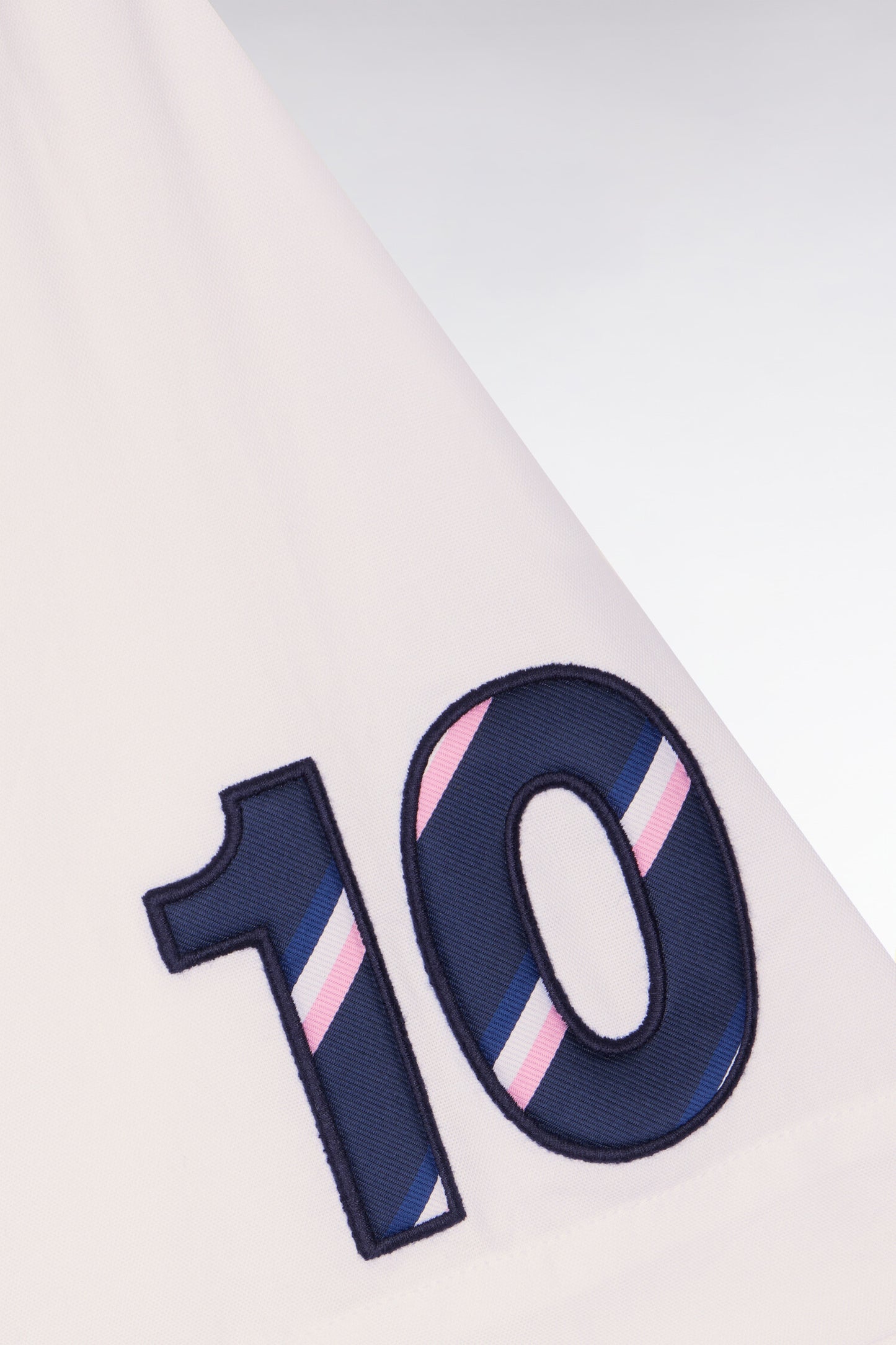 Chemise à manches courtes en coton blanc XV de France