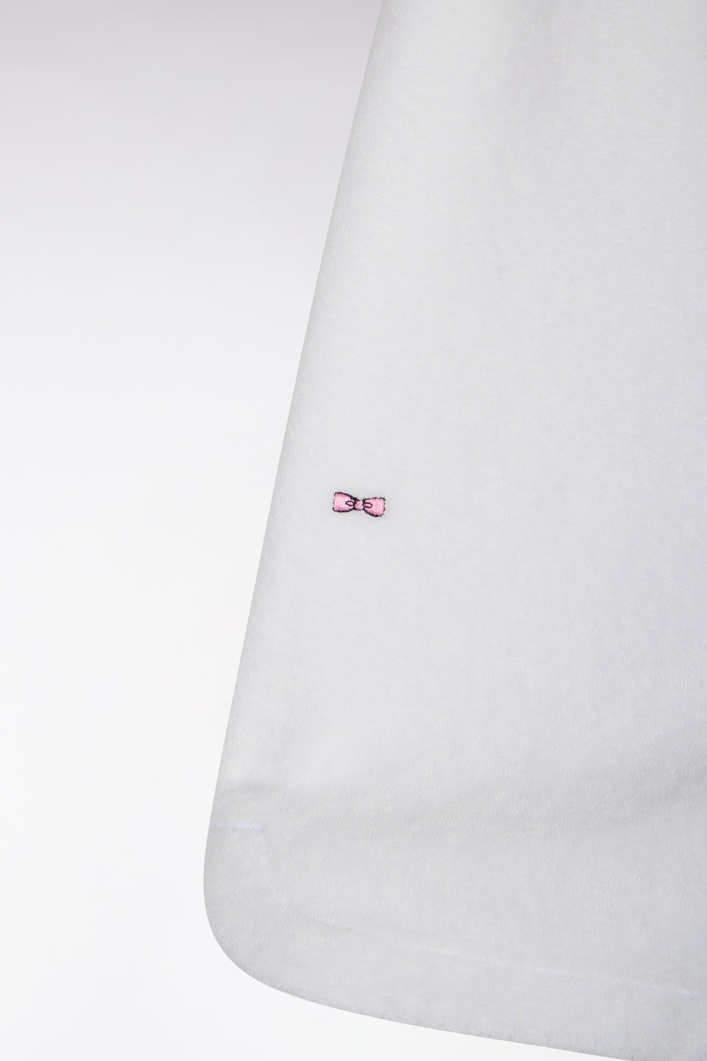 Short taille élastiqué en éponge blanc coupe regular