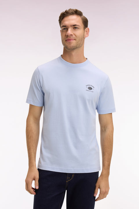 T-shirt à manches courtes sérigraphié gris clair coupe regular - Image 3