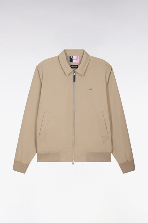 Blouson en nylon beige - Image 2