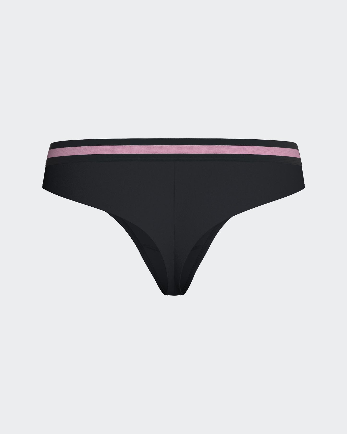 Culotte tanga en coton stretch marine