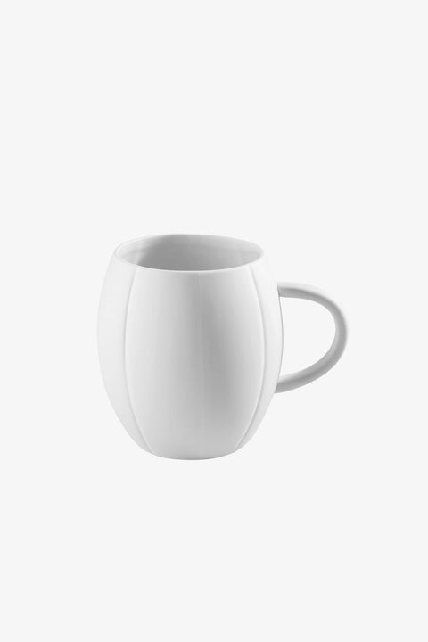 Mug blanc en porcelaine de Limoges - petit modèle - Image 3