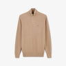 Pull beige camionneur en maille fantaisie