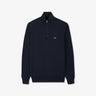 Pull bleu foncé camionneur en maille fantaisie