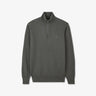 Pull gris camionneur en maille fantaisie