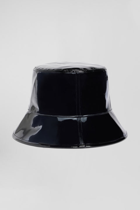 Black vinyl bucket hat - Image 3
