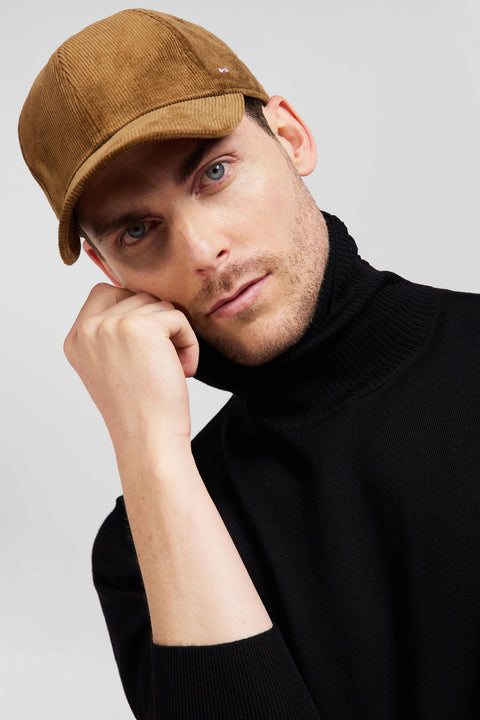 Casquette en velours côtelé noisette - Image 2
