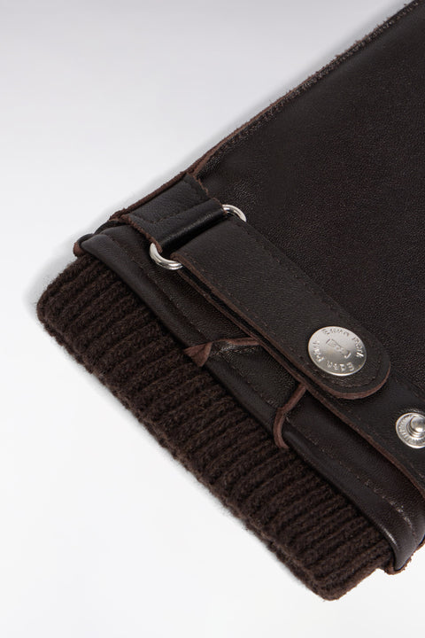 Gants en cuir marron - Image 2