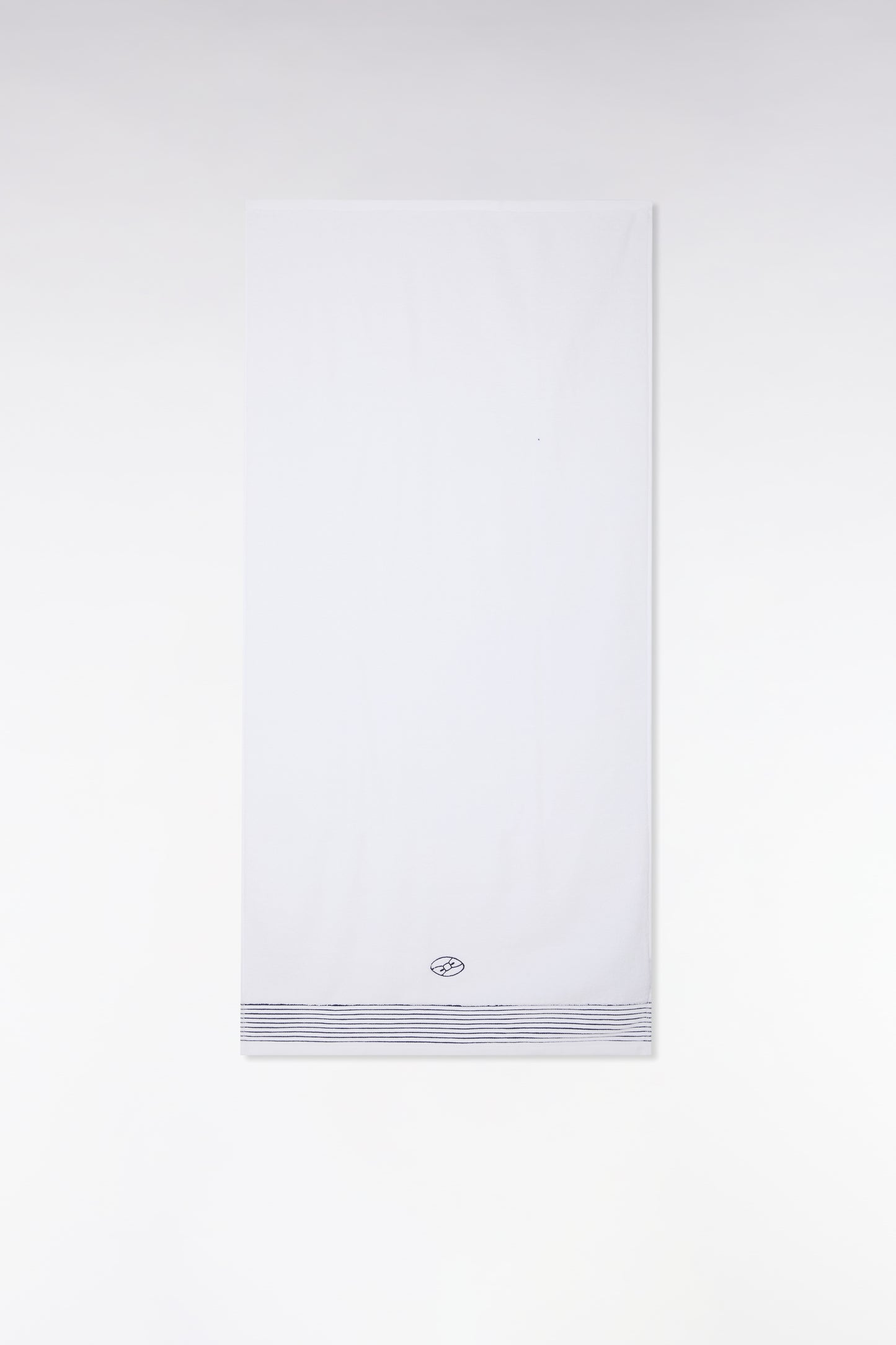 Drap de bain en coton éponge blanc